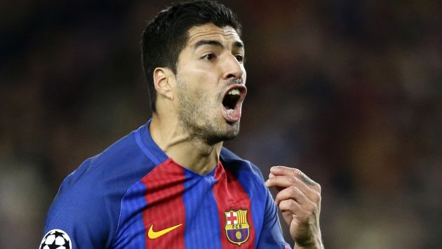 Luis Suárez podría ser sancionado nuevamente por la UEFA luego sus insultos a los árbitros del Barcelona vs. Juventus por la Champions League. (AP)