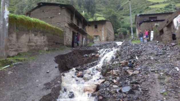 Declaran en emergencia distritos de Ayacucho por intensas lluvias. (Andina)