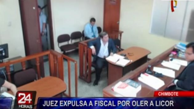 Juez expulsa a fiscal por aparente estado de ebriedad (Foto: Panorama)