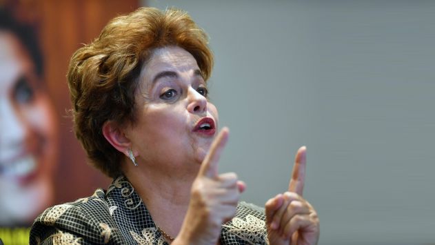 Dilma Rousseff brindó conferencia en México. (AFP)