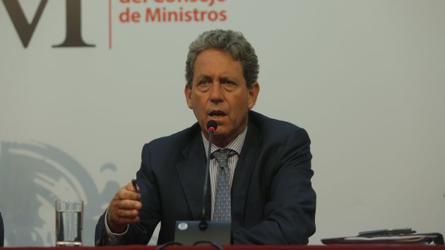El ministro de Economía y Finanzas, Alfredo Thorne. (USI)