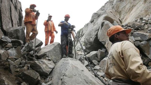 Durante el año pasado 33 personas murieron por accidentes en diversas minas del país. (Difusión)