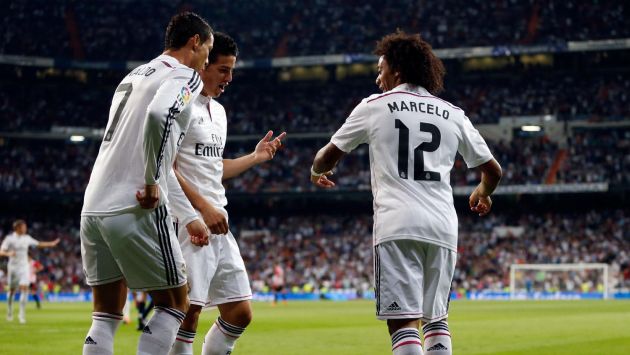 Jugadores del Real Madrid celebran su presente en la Liga Española. (Real Madrid)