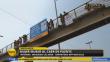 Hallan cuerpo de mujer que se habría lanzado de un puente de Santa Anita [Video]