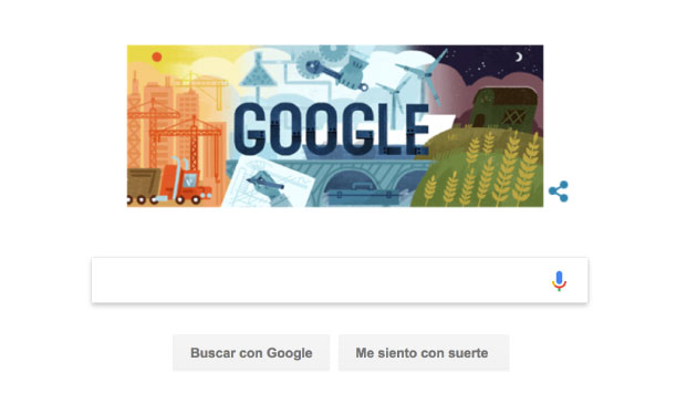 Así conmemora Google el Día Internacional del Trabajo. (Google)