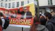 Pancartas a favor de Abimael Guzmán se alzaron en protesta del 'Día del Trabajo' en Francia 