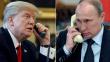 Donald Trump y Vladimir Putin tuvieron "amigable" conversación telefónica sobre Siria y Corea del Norte