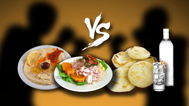 El pisco no es la única guerra gastronómica: ¿Qué hay del hummus, el ceviche y las arepas?