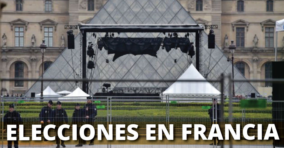Elecciones en Francia: Explanada del Louvre evacuada tras alerta de seguridad. (AFP)