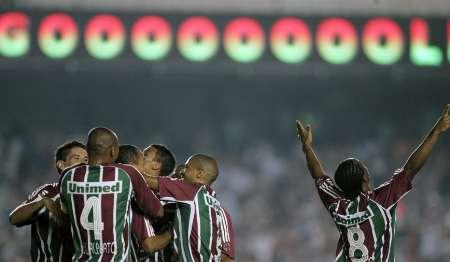 Henrique anotó en el minuto tres y le da la ventaja parcial al Fluminense.