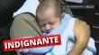 Bebé de dos semanas de nacido es abandonado en Villa María del Triunfo