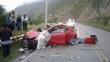 Cajamarca: Accidente dejó cuatro muertos 
