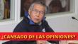 Alberto Fujimori: 'Solo muriendo o estando en fase terminal podría salir en libertad'