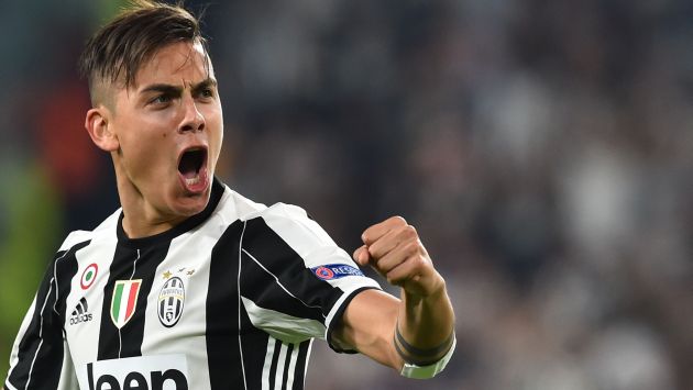 Juventus, con la participación de Dybala, se convirtió este martes en el primer finalista de la Champions League.  (AFP)