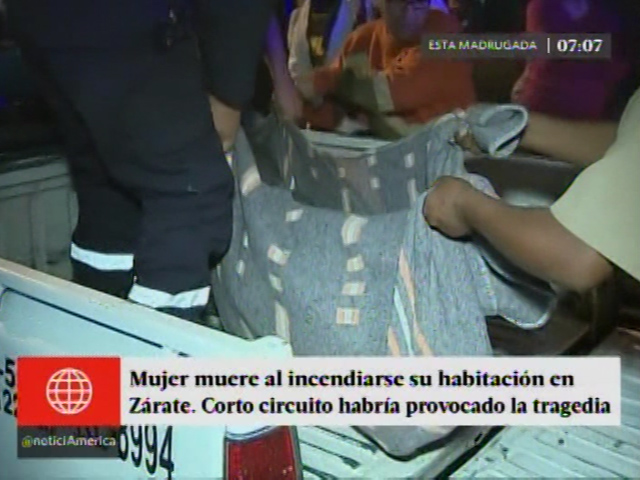 Mujer muere tras incendiarse su habitación en San Juan de Lurigancho. (Captura)