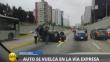 Vía Expresa: Accidente vehicular deja dos heridos [VIDEO]