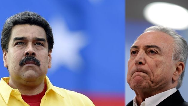 Nicolás Maduro le dijo "sicario político" a Michel Temer. (USI)