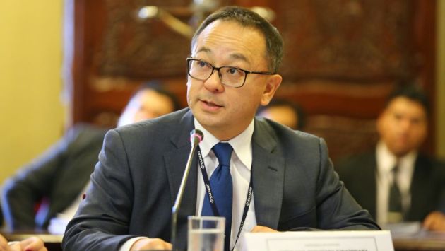  Victor Shiguiyama, jefe de la Sunat, se presentó este lunes en la comisión Lava Jato. (Congreso)