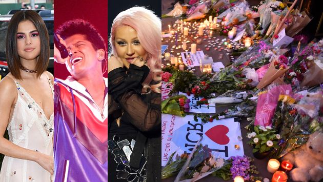 Artistas se solidarizan con las víctimas del atentado en Manchester, y la gente deja flores en el lugar del ataque. (Getty/EFE)