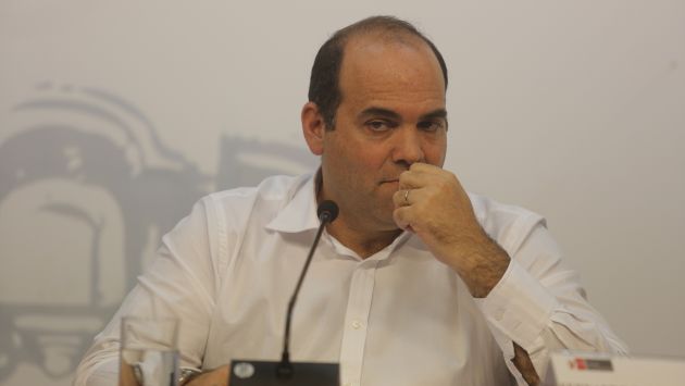 Fernando Zavala: Oficialismo y oposición enfrentados por el premier. (David Huamaní/Perú21)