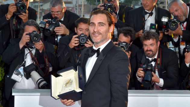 Joaquin Phoenix fue galardonado como mejor actor en el festival de Cannes (AFP)