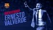 Ernesto Valverde es el nuevo técnico del Barcelona