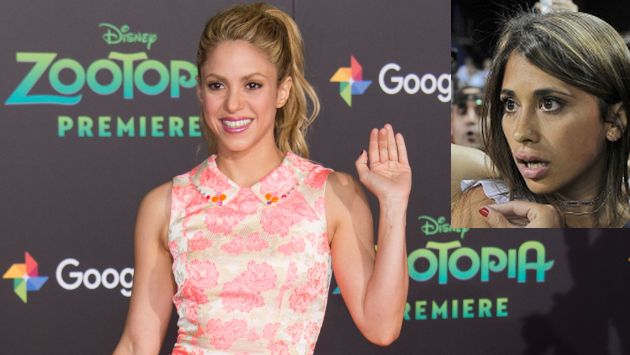 Shakira habló sobre su relación con Antonella Roccuzzo, esposa de Lionel Messi. (AFP)