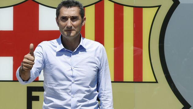 Barcelona presentará oficialmente a Ernesto Valverde este jueves. (EFE)