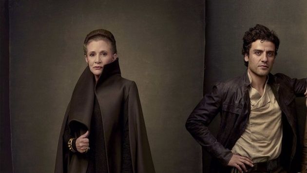 'Star Wars': Carrie Fisher le pegó 27 veces a 'Poe Dameron' (Disney)