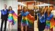 Joven lesbiana se gradúa con vestido de arcoíris y esto fue lo que pasó