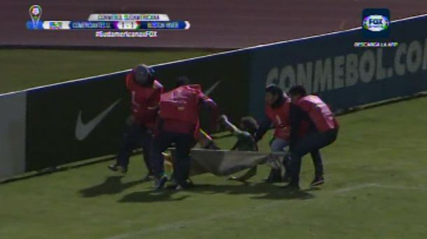 La eliminación del último equipo peruano con vida a nivel internacional incluyó un hecho poco profesional. (Captura)