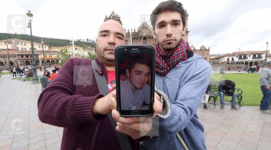 Parientes de argentino desaparecido solicitan ayuda a la policía de Cusco. (Foto: Correo Cusco)