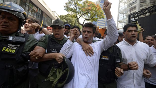 Leopoldo López rechazó la prisión domiciliaria ofrecida por el chavismo (AFP).