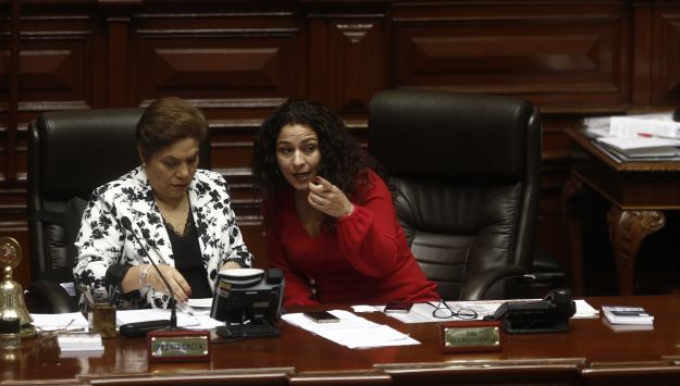 Luz Salgado le daría la posta a Cecilia Chácon en la presidencia del Congreso. (Renzo Salazar)