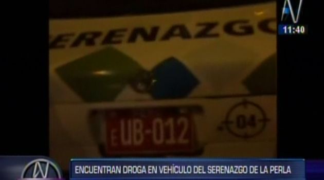 Callao: Detienen a sereno que vendía droga en su patrullero en La Perla. (Captura)