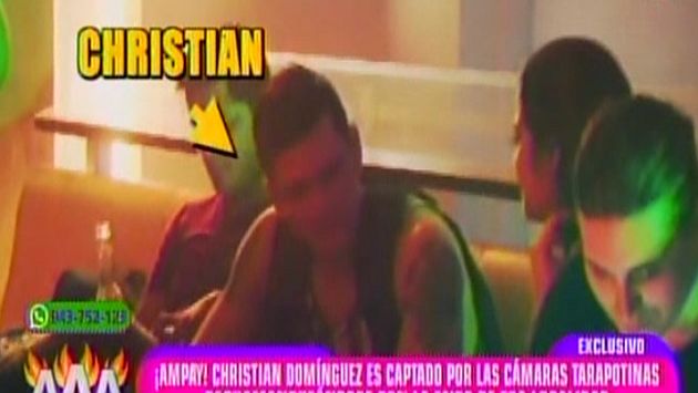 Christian Domínguez fue 'ampayado' muy cariñoso con Miss Tarapoto. (Latina)