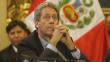 Velásquez Quesquén: “Ministro Alfredo Thorne debe ser interpelado”