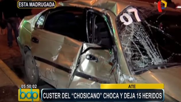 El 'Chosicano' nuevamente protagoniza un incidente en la Carretera Central. (Captura de BDP)