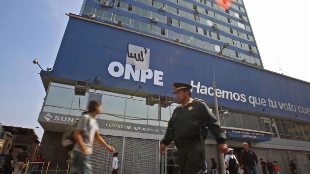 ONPE se hará cargo de la transferencia de dinero a las cuentas de los partidos.