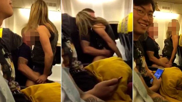 Pareja tiene sexo en un avión a vista de los demás pasajeros. (Daily Mail)