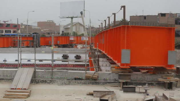 Obras en puente Bella Unión se encuentran al 80%. (Perú21)