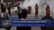Alerta: Auto se incendió frente al Palacio de Justicia