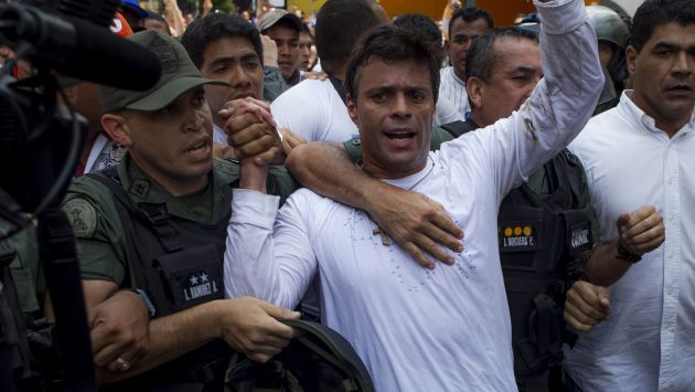 Difunden video de Leopoldo López en el que pide a militares a 'rebelarse'. (Agencias)