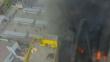 Incendio en Mesa Redonda: Vista de dron muestra la magnitud del desastre [VIDEO]
