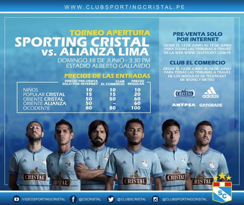 Sporting Cristal vs. Alianza Lima