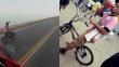Fanático de Sport Boys recorrió más de 100 km en bicicleta para ver a su equipo en Chancay [VIDEO]