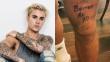Justin Bieber se hizo un nuevo tatuaje y lo publicó en Instagram