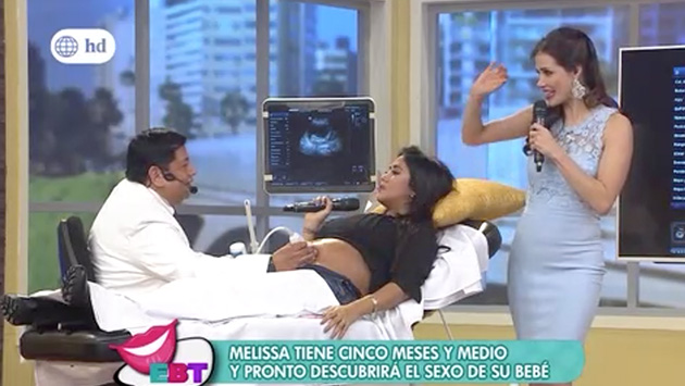 Melissa Paredes rompe en llanto al enterarse el sexo de su bebé en vivo (Captura)
