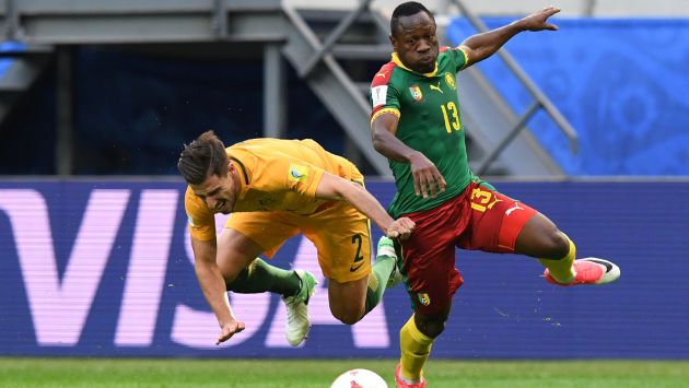 Camerún y Australia suman un solo punto en el Grupo B de la Copa Confederaciones 2017. (AFP)