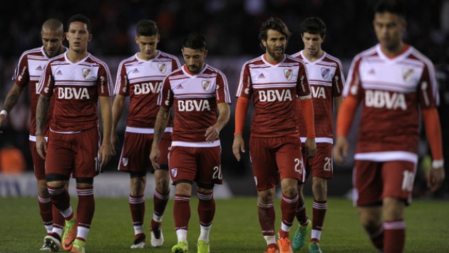 River Plate en problemas. (AFP)
